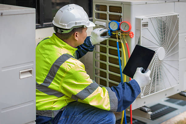 Professional Hvac technician working in Marshville, NC